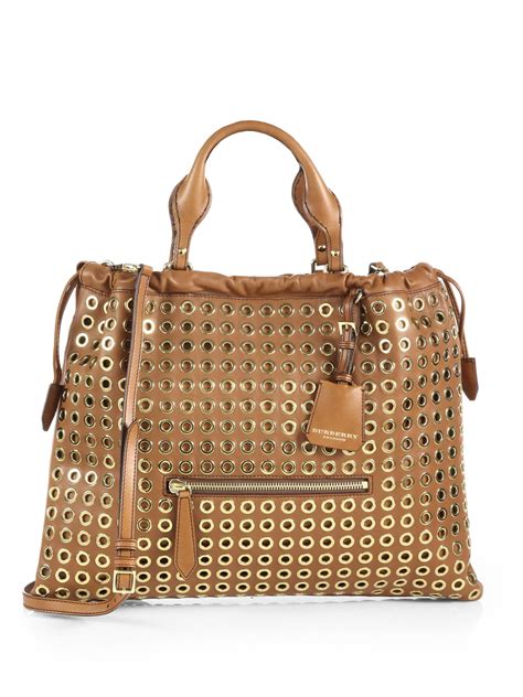 burberry bog crush eyelet bag ebay|Burberry Bags & Handbags for Women .